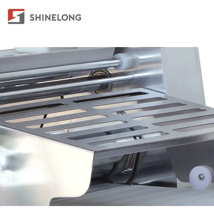 Хлебопекарное оборудование Горячая продажа ролик Реверсивный тесто для пиццы Sheeter конвейер ленточный приводной Настольный тесто Sheeter 430*1700 мм Электрический