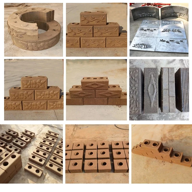 LONTA LT10-10 Full Automatic Interlock Hollow Mud Compressed Earth Soil Clay Brick Block Making Machine In Algeria Botswana