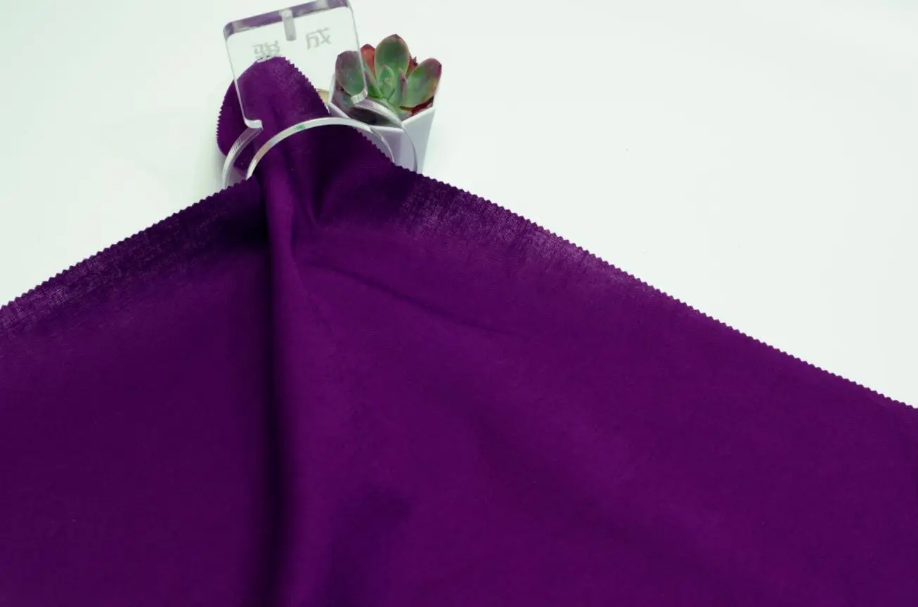 6722# Spring And Summer Cheap Price 30%Linen 70%Cotton Eco Friendly Solid Color Linen-Cotton Fabric For Garment