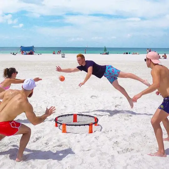 Fitness Leisure And Entertainment Party With Pump Mini Volleyball Set Game