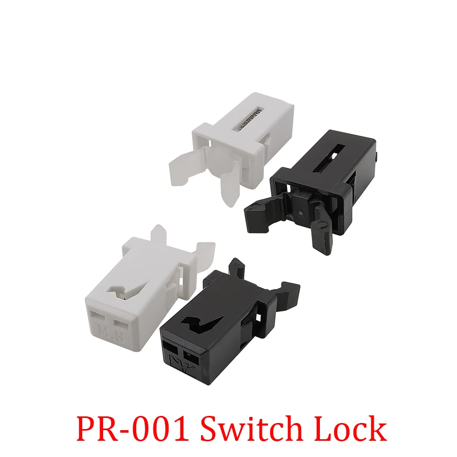 PR-001 Small Door Lock Switch Lock For MS Air Conditioner Set Top Box TV EVD DVD Door Cover Black White PR-001 Switch