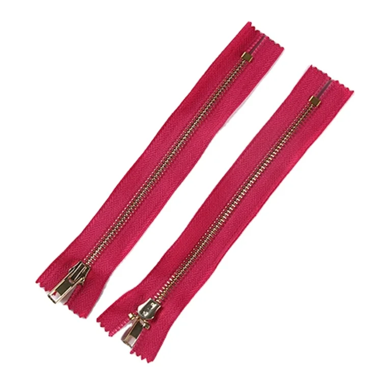 Wholesale colorful garment rhinestone zipper