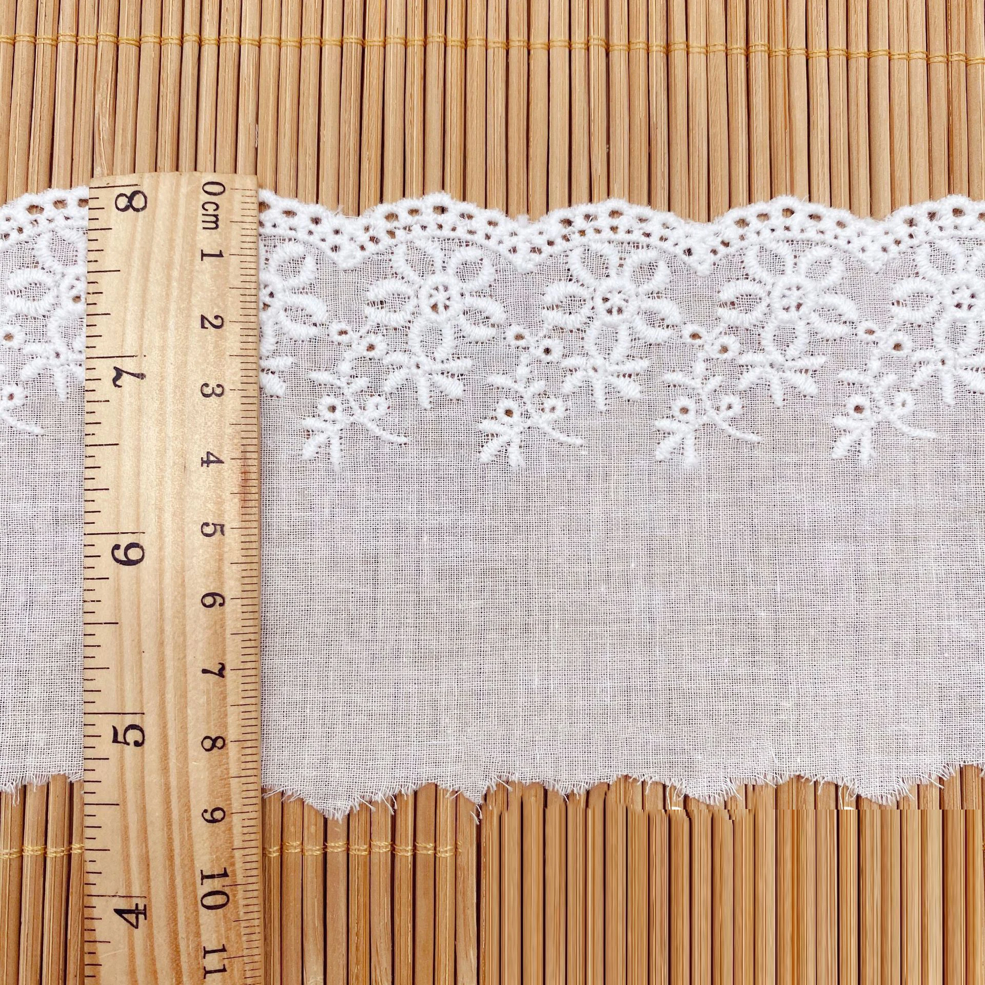 
Lace Ribbon Sewing, French Lace Embroidery, Lace Trim Cotton 
