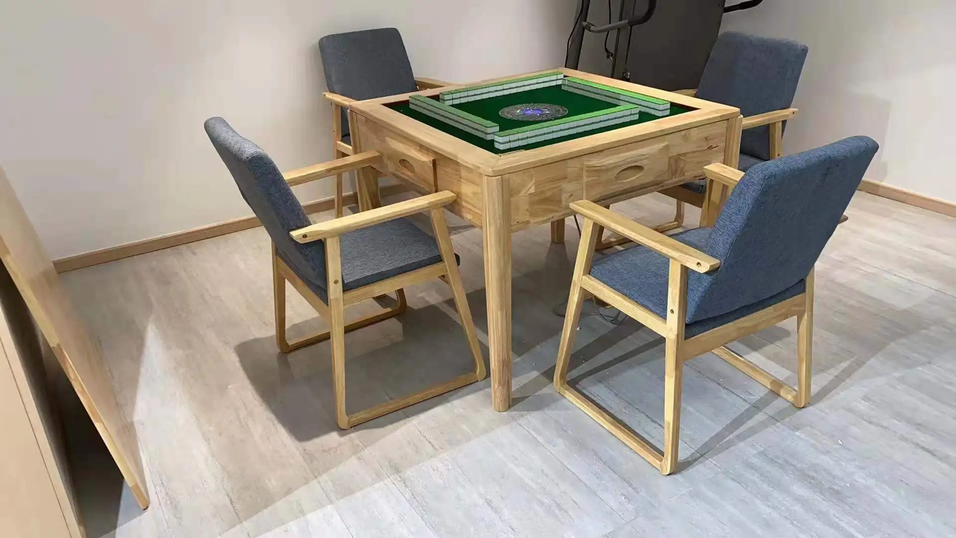 
2021 modern minimalist automatic mahjong machine table dual-use home 