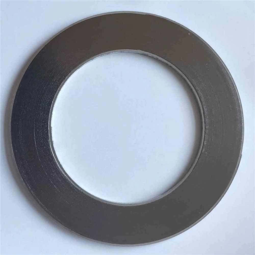 Cheap and high quality metal flat ring spiral wound gasket ss316l with graphite filler