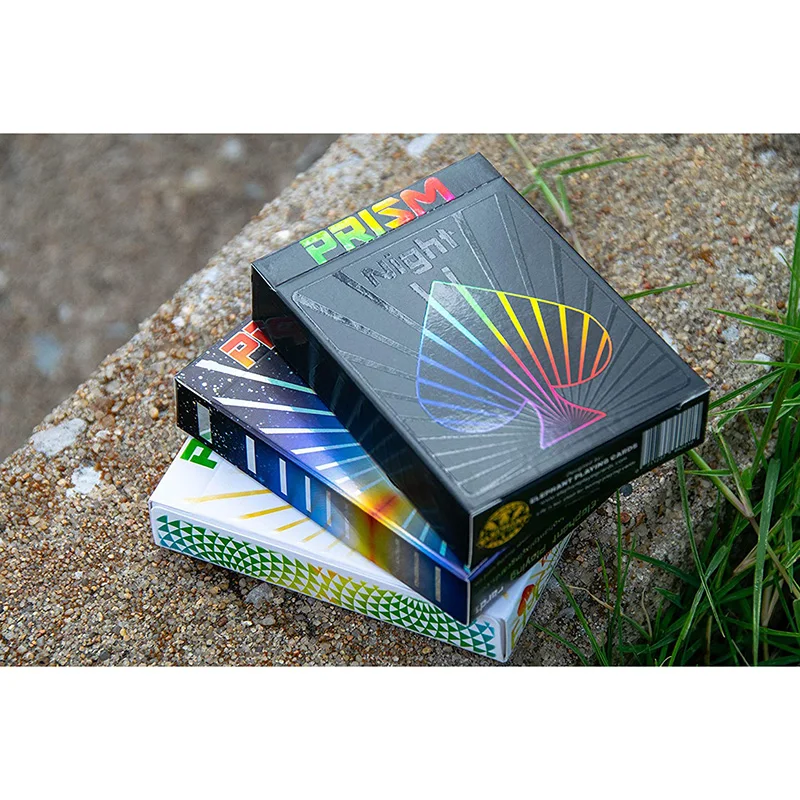 Best Poker Deck Holographic Card Luxury Custom Printing Eco-Friendly German Black Core Playing Cards Game With Tin box
