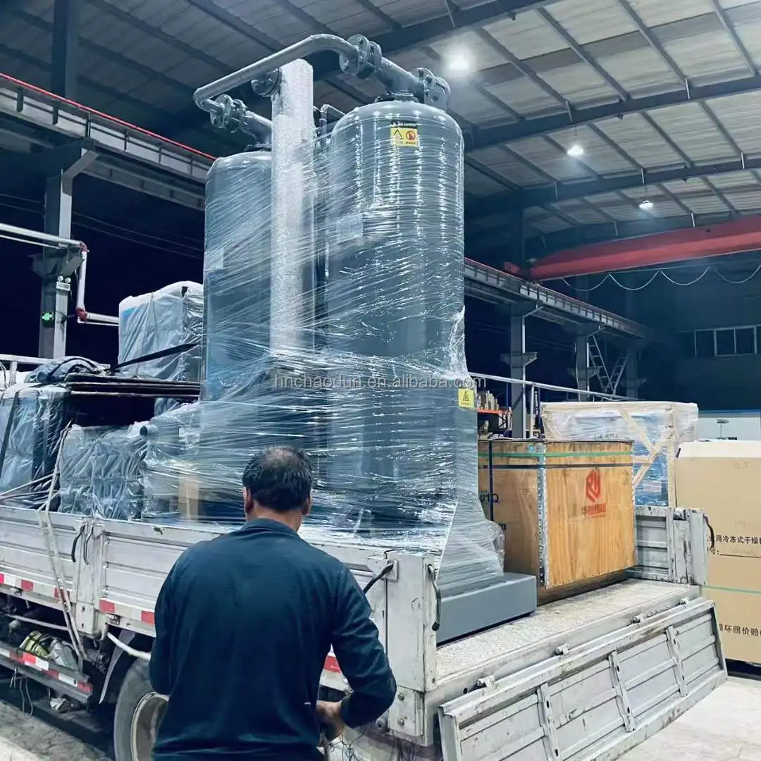 Air Flow 75m3/min Low Dew Point -40 Degree  Compressed Air Dryer Regeneration Adsorption Dryer