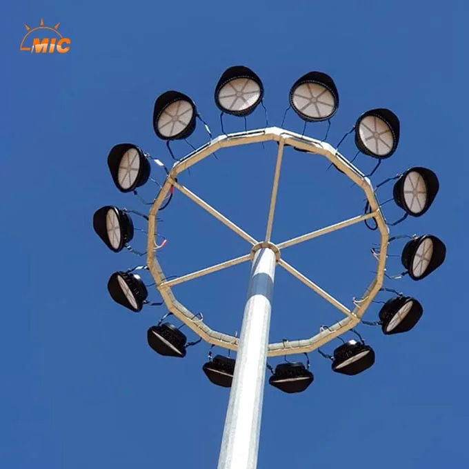 High Power Aluminum IP66 Outdoor Industrial Grade Round Led Stadium Light Construction Tower Crane Lamp LED Flood Lights
