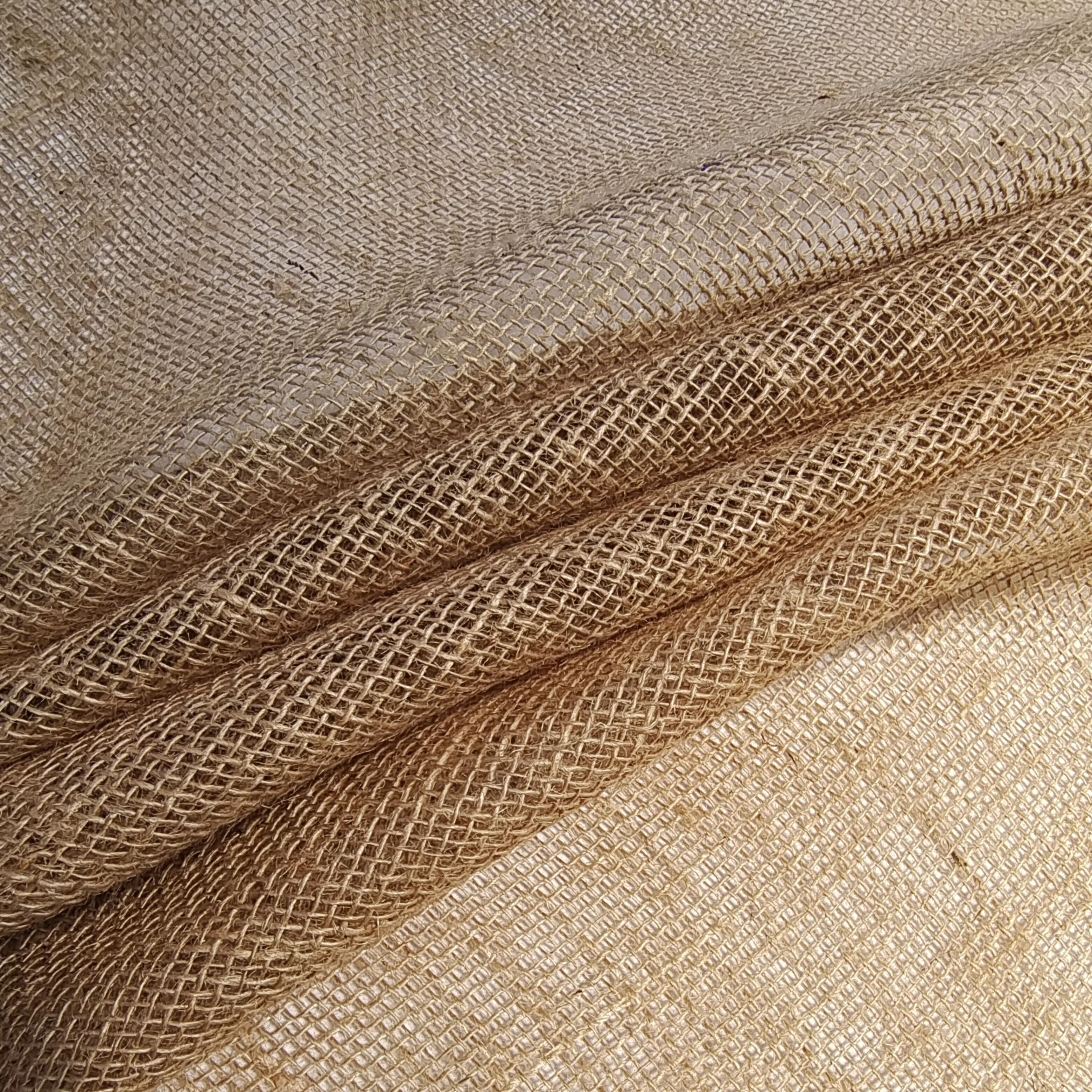 45 inch Width Winter Burlap Fabric Roll Jute Garden Fabric for Outdoor Garden Plants Tree Covering