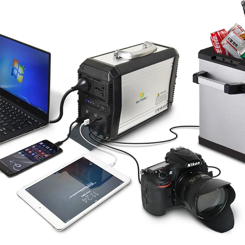 Wholesale Portable 300W Smart Solar Panel Power Storage Generator with Lithium Ion Battery and Folding Solar Panels