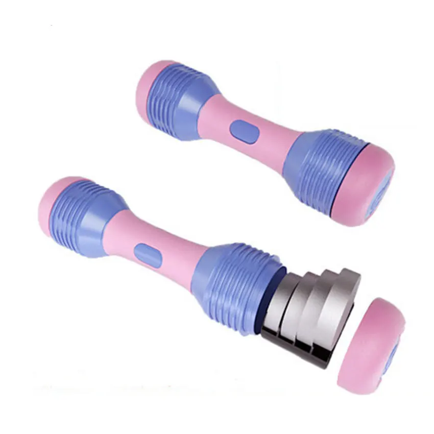 Custom Cheap Vinyl Neoprene Hex Dumbbells 5kg Gym Equipment Adjustable Dumbbell Set.