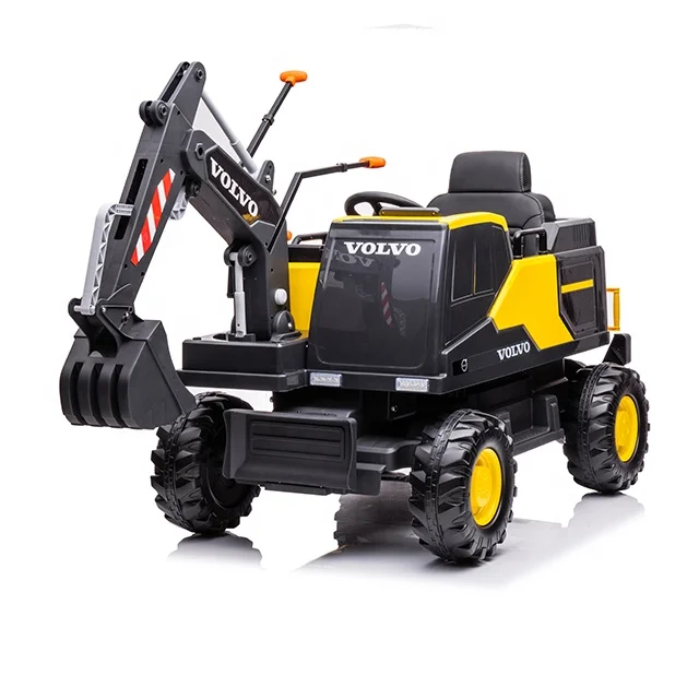 Licensed VOLVO Battery operated 12v electric toy remote control  ride on kids excavator for children