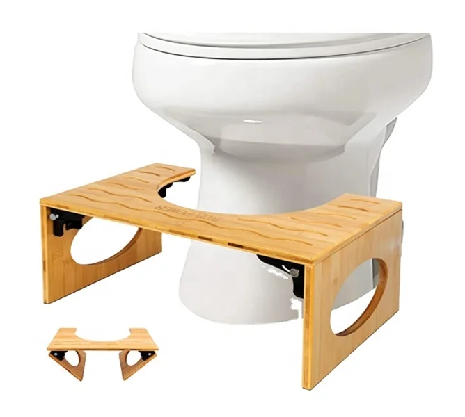 Удобный и удобный качественный бамбуковый туалет для экономии места