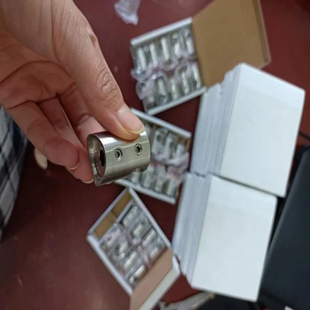 Top-ranking products 304 316 Balustrade Accessories Mirror Satin Stainless Steel Tube Connector Bar Rod Holder