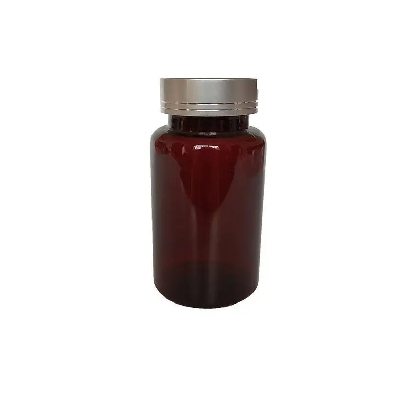 Wholesale 60ml 120ml 150ml 200ml 250ml Amber Vitamin Medicine Wide Mouth Plastic Bottle for Tablet Pill Capsule Packaging