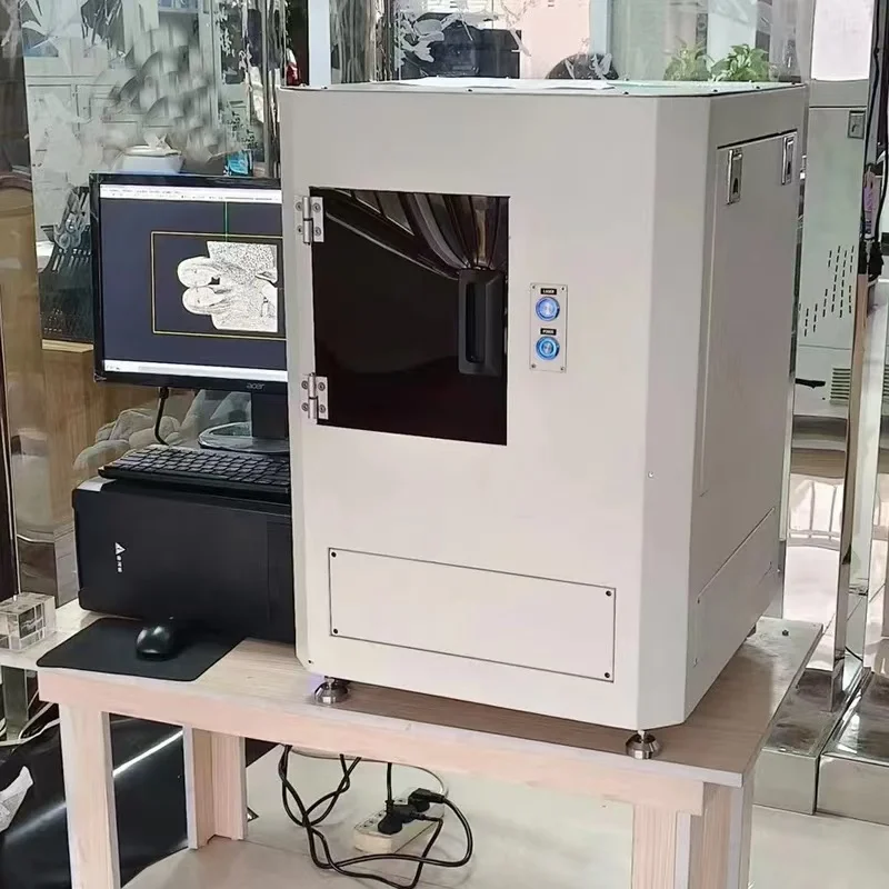Мини внутренний гравировальный станок 3D небольшой стеклянный промышленный