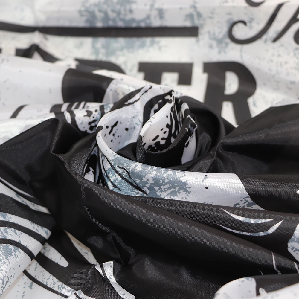 High quality professional printed polyester waterproof haircut hair salon hairdressing barber capes