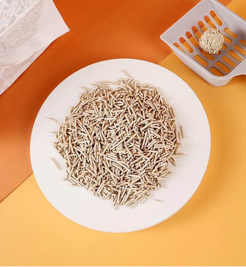 Factory spot wholesale tofu cat litter 6l,yantai cat litter,natural cat litter