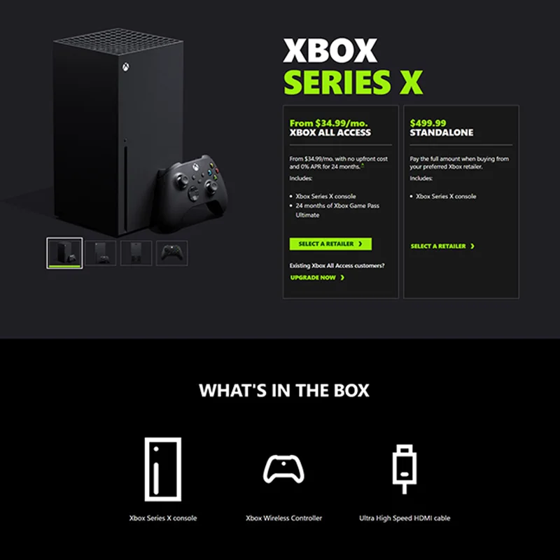 В наличии оригинальная глобальная Версия 8 игра пройдите 1 ТБ Xbox Сери X игровая консоль Игровая приставка с контроллером серии Slim