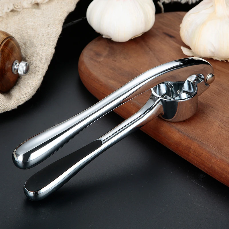 Fast Delivery Large Capacity Zinc Alloy Garlic Press Professional Grade Garlic Press Set Garlic Presser Chopper Kitchen Helper