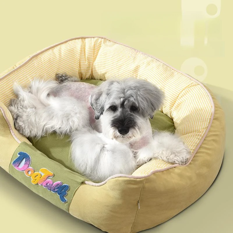 Wholesale Pet Supplies  High Standard Customized Faux Fur Warm Cozy Round Natural Plush Multi Size Dog Bed For Cats