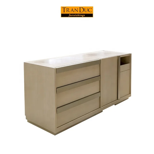 Hotel dresser in luxury hotel bedroom set - hotel furniture manufacturer in Vietnam