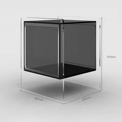 Customized Bedroom Decor Luxury Acrylic Modern Bedside Clear Acrylic Lucite Nightstand