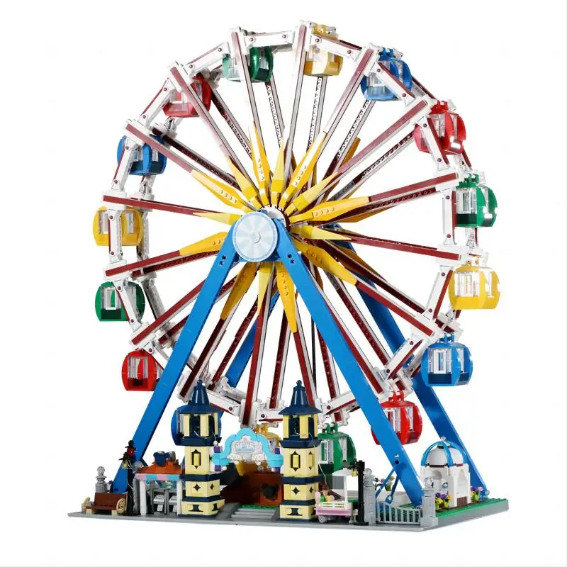 Mould King 11006 LED Light Creative Toys Compatible App Motorized Ferris Wheel Model Building Blocks