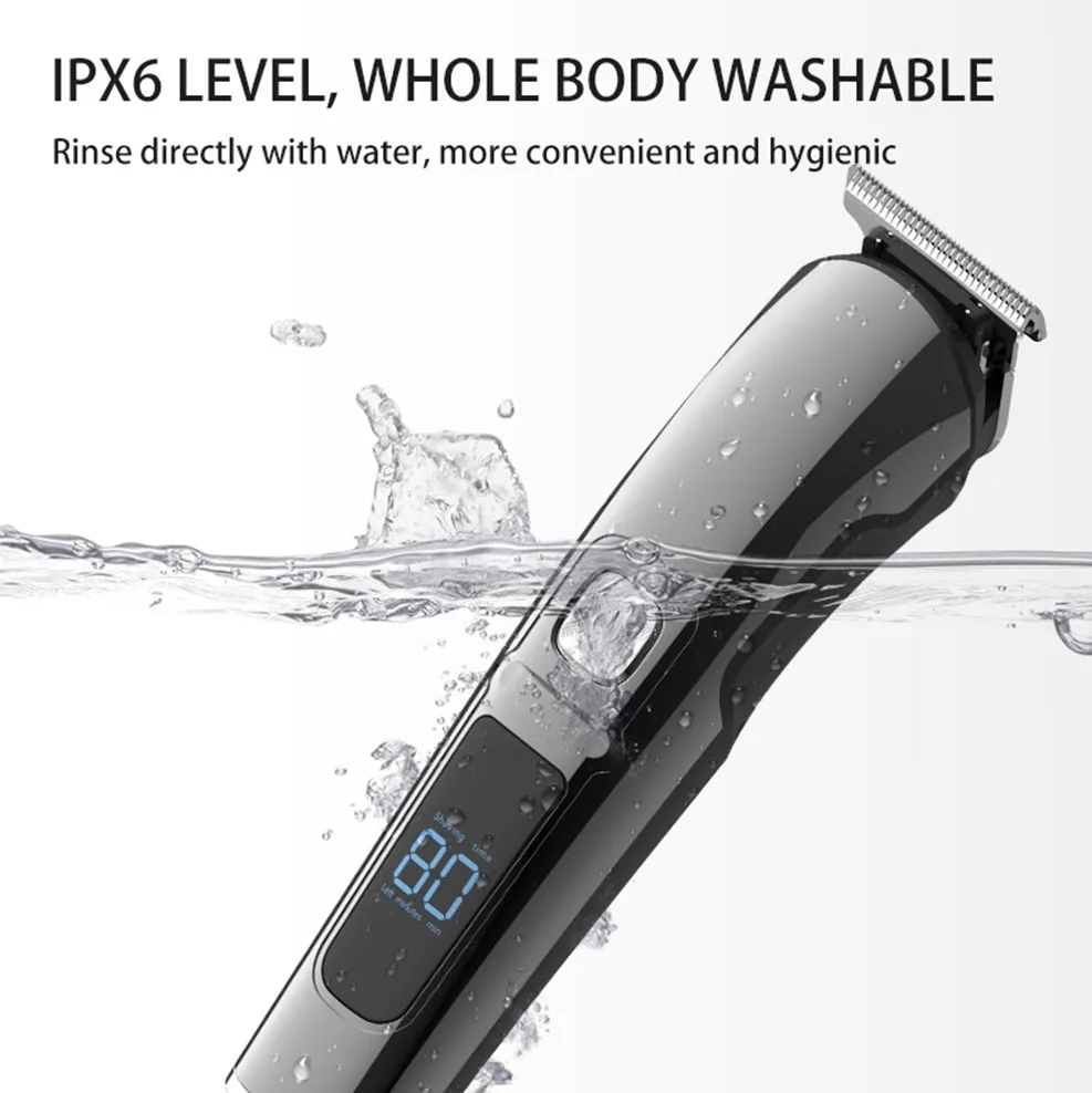 FANKE multifunctional electric hair clipper customized FK-8688 waterproof hair clipper set 5 in 1 hair clipper for men