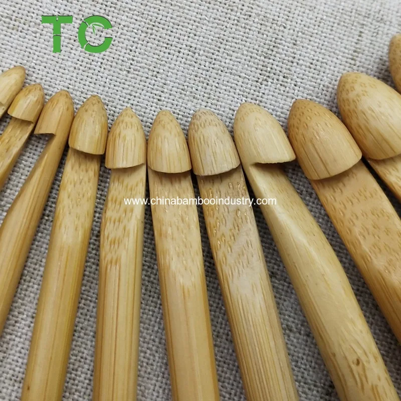 
 Бамбуковая вязальная крючок, Бамбуковая вязальная игла  