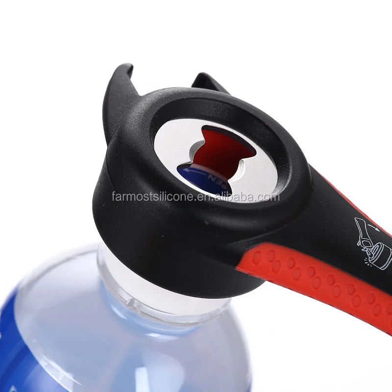 
Multi Bottle Opener 5 in 1 Jar Bottle Can Opener Bottle Cap Grip Jar Seal Breaker Claw Beer and Soda Pops 