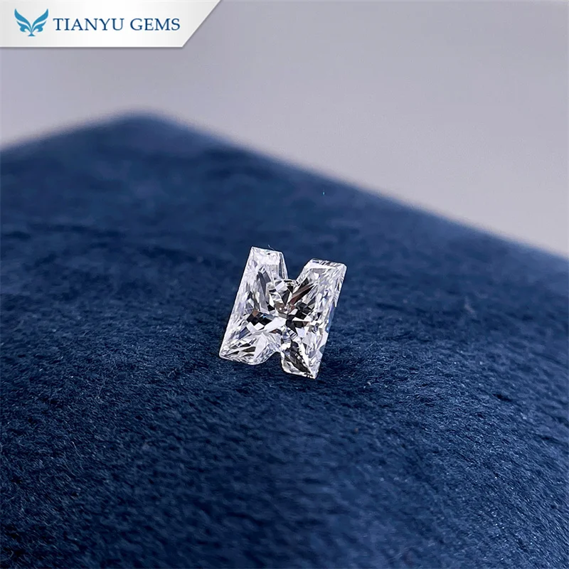 Tianyu gems Lab Grown Diamond CVD DEF VVS1  Letter H  Loose Diamond Special Cut