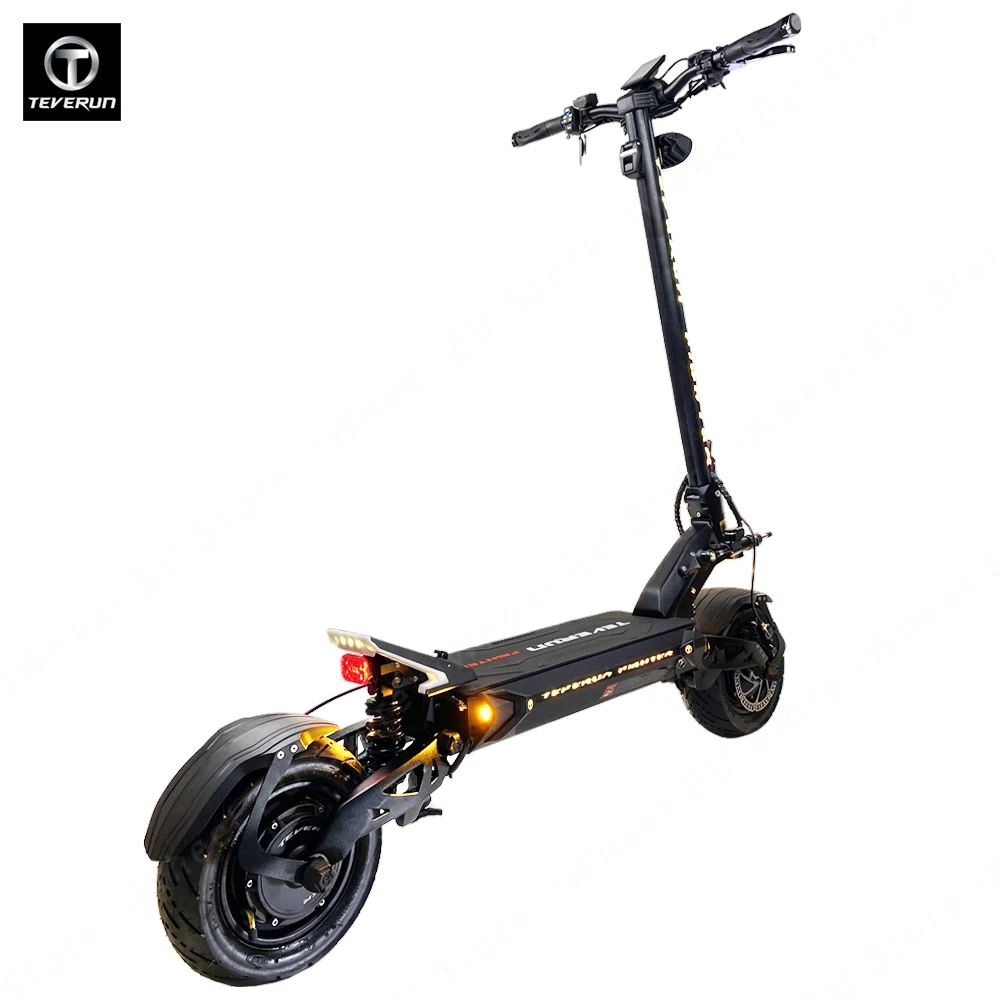New Arrival Teverun Fighter 11+ High Quality TFT display Adult Folding eScooter 60V 35Ah  5000W  Electric Scooter