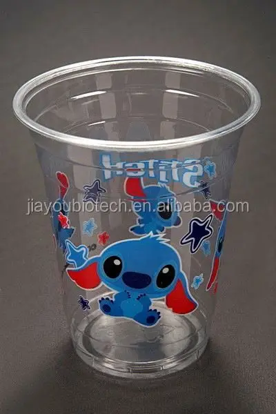 16oz 500ml 98mm disposable clear plastic milk tea cup cold juice cup