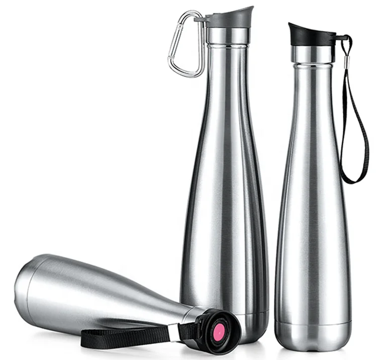 2022 new product 500ml marble style stainless steel bowling shaped insulated travel cola water bottle