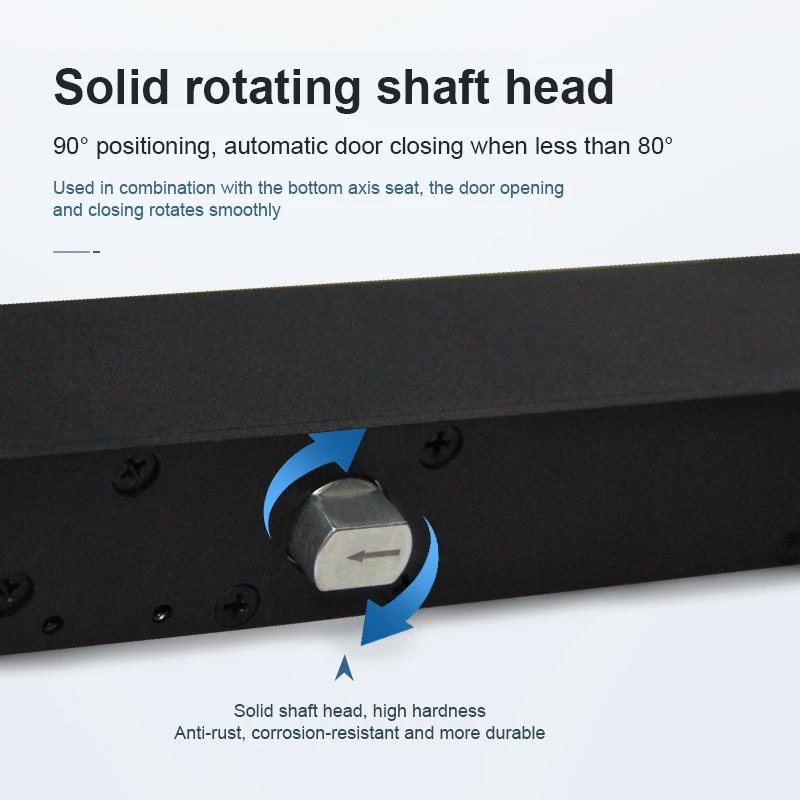 System 360 Degree Hidden Swivel Wooden Ball Bearing Accessory Set Hydraulic Spring Hinge Glass Hardware Door Pivot Floor