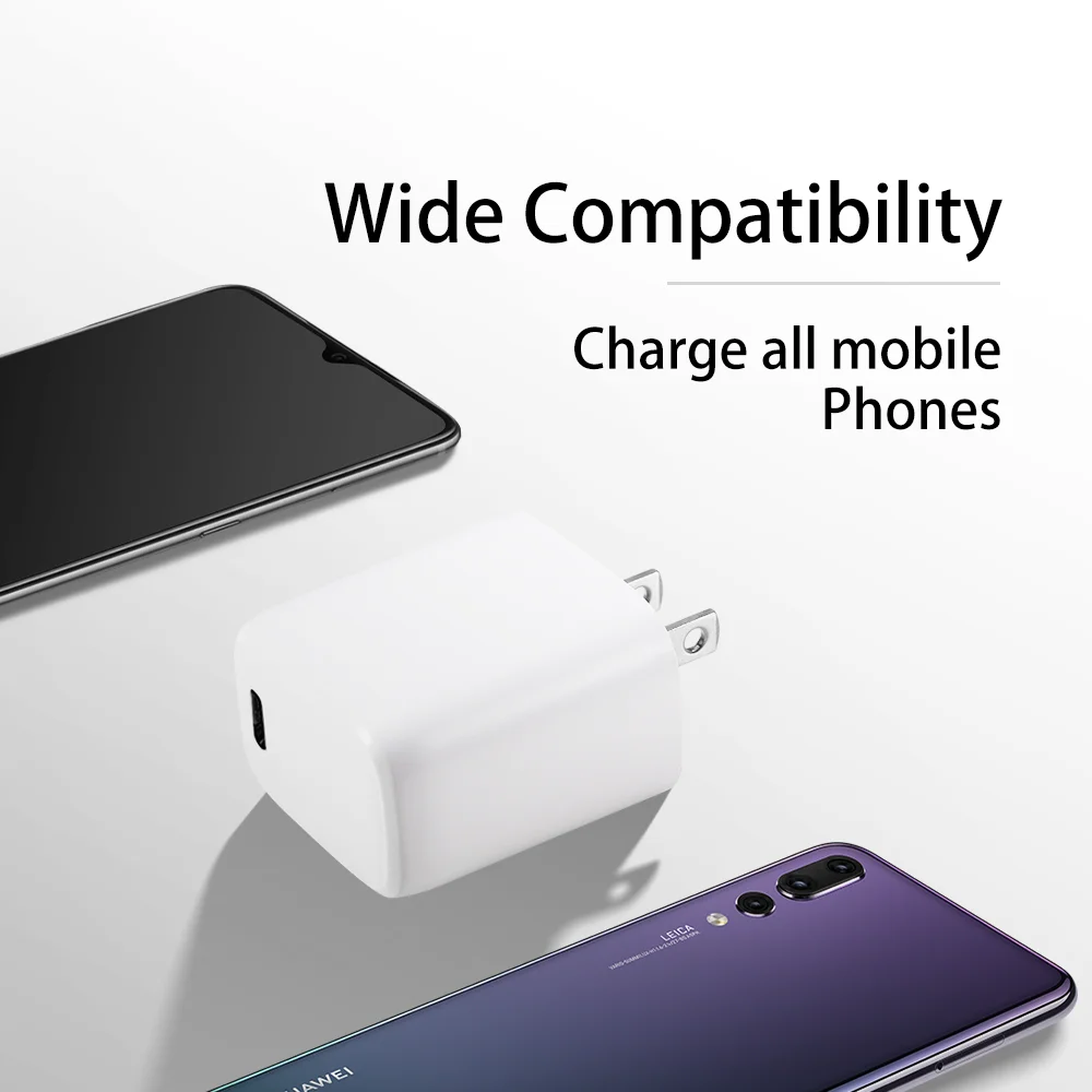 High Quality Pd Quick Fast 20w Charging Mobile Phone Interface Power Universal Adapter Usb Type-c Safe Charger For Iphone 12