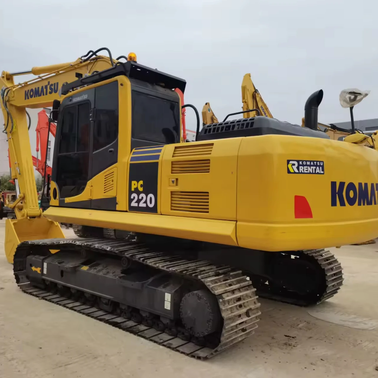 Хороший японский экскаватор Komatsu продажа обычный ПК 220 механический гидравлический подержанный