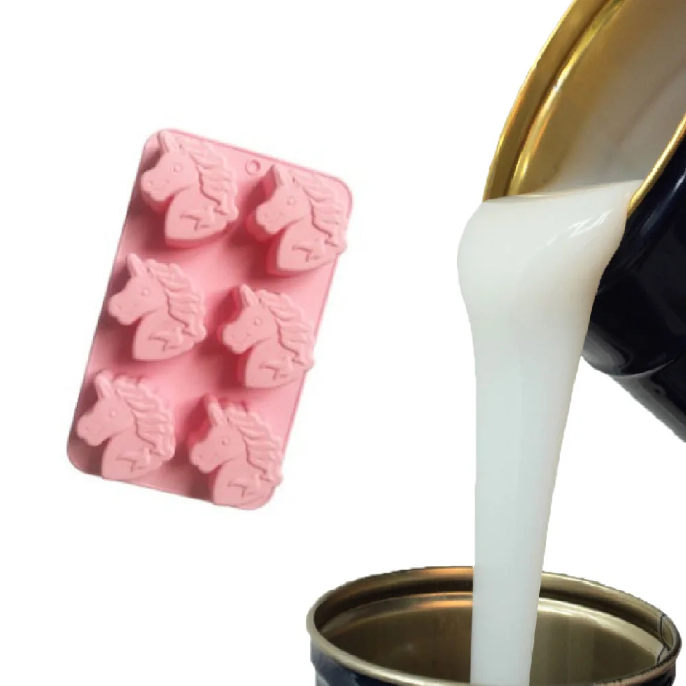 rtv2 liquid silicone rubber for molds making rubber mold maker High tear for gypsum molds