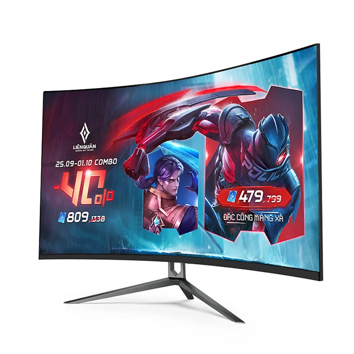 8bit 1ms Curved 32 inch 1920*1080P 2K computer game monitor with 75Hz 144Hz 165Hz