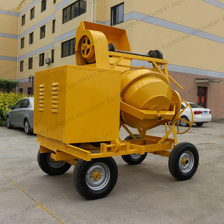 Wholesale Concrete Mixer with Lift 500LT Concrete Mixer With Winch Diesel Concrete Mixer Machines