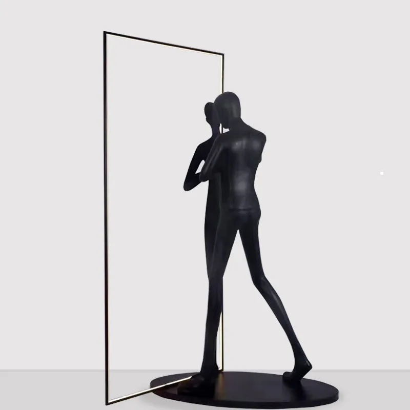 African Black Man Statue /Marble Bust Sculpture Laser tec 30 Rapid Prototyping high quality DNA wicker shape floor lamp