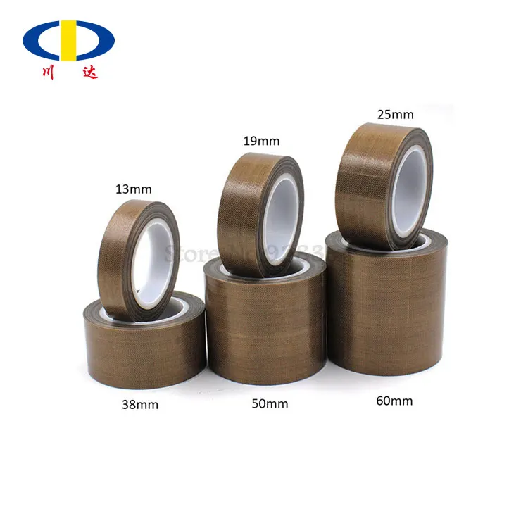 High performance heat resistant  PTFE glass cloth adhesive tape for bag sealing machine tape
