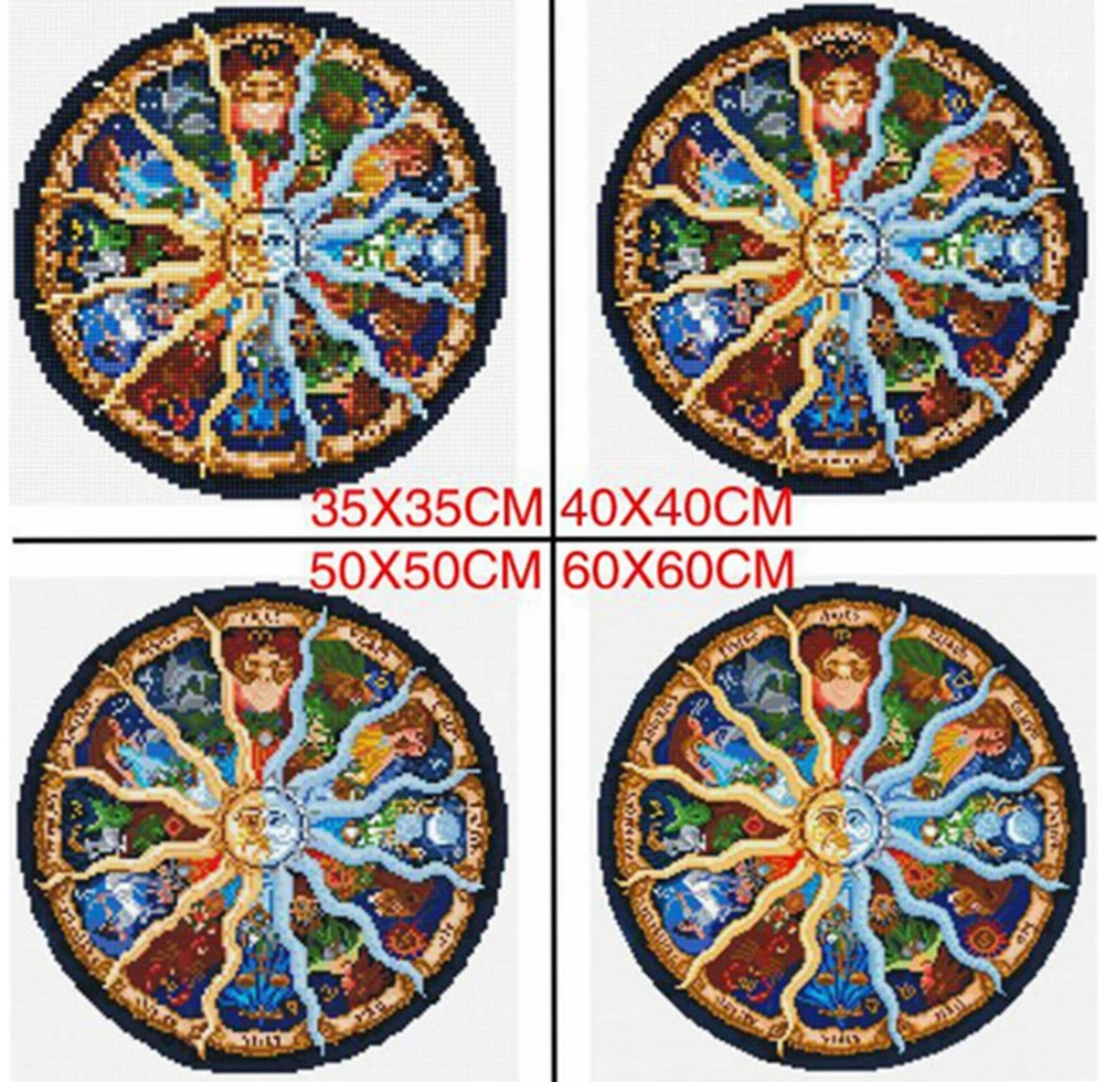 
DIY Diamond Painting Lighthouse Full Round Drill Embroidery Kits Arts Craft 14