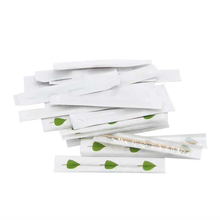 Лучшая цена, безопасные индивидуально бумажные зубочистки с 3 боковыми полками, деревянные портативные зубочистки