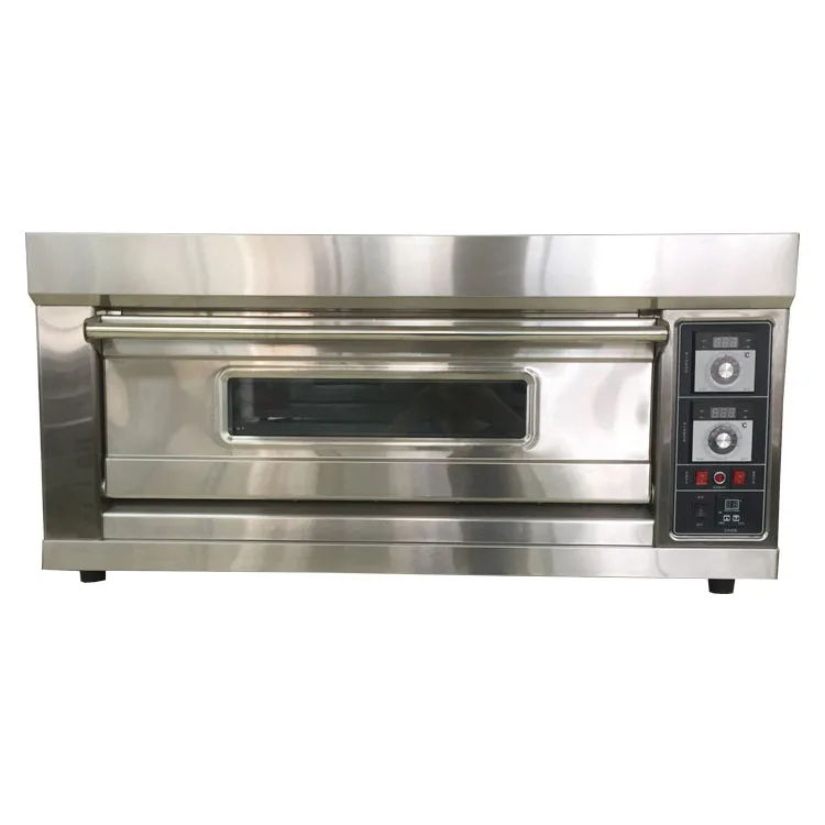 
2021 hot sale Factory Wholesale 1 deck 2 trays cake oven bread bakery deck oven 