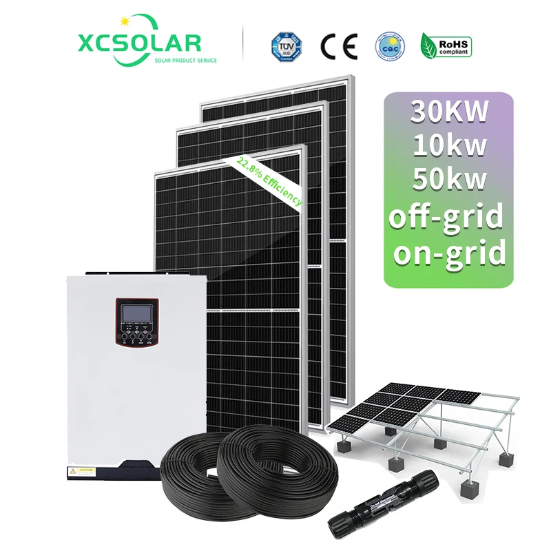 Technology Wholesale Price 5000 Watts Hybrid Inverter Solar Photovoltaic Panels And Battery 5Kw Solar Power System