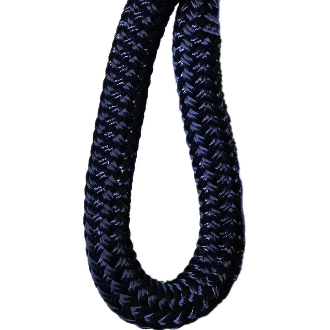 High Strength Double Braided Nylon Rope 100m Coil for General Marine and Construction PP and Polyester Material