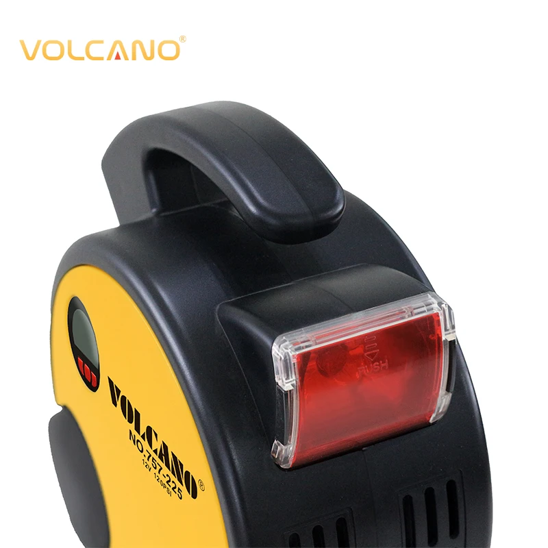Safety Warning Flashes Lighting Multi-functional Air Compressor Auto Car Accessory T-handle Insert Tool Portable Tire Inflator