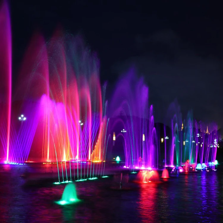 Outdoor Garden Pool Water Laminar Jumping Jet Fountain Musical Dancing Water Fountain Price